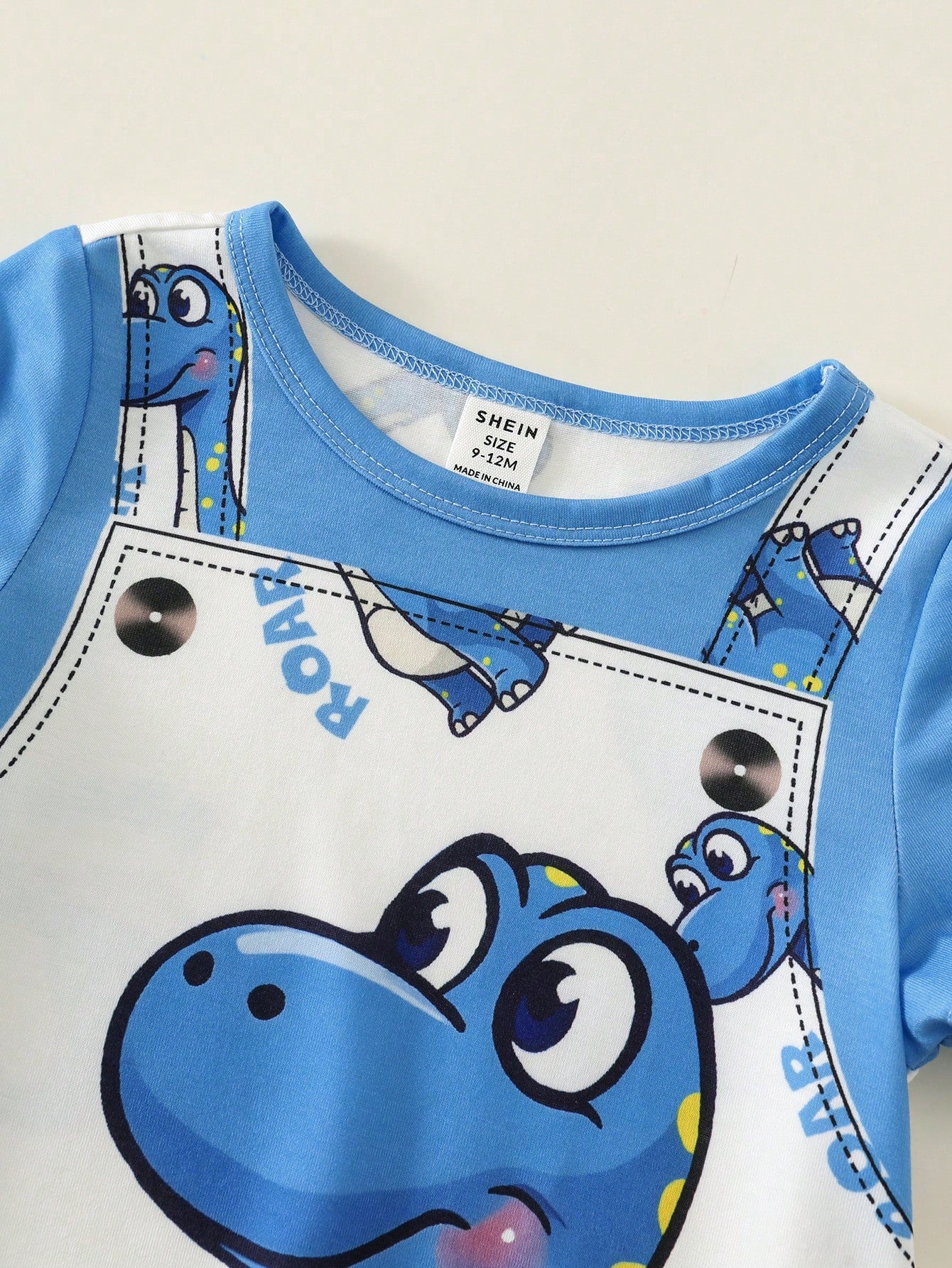Unisex Newborn Baby Boy/Girl Cute Dinosaur Print Short Sleeve Romper, Baby Summer Outfits