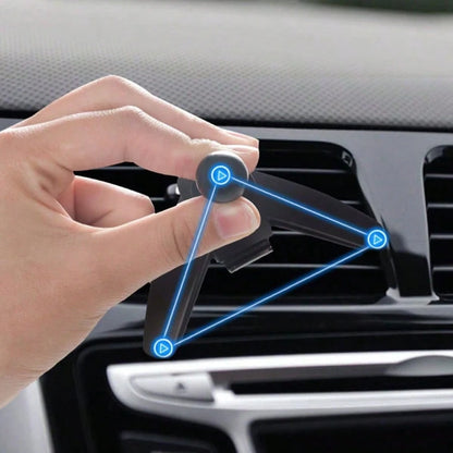 Universal Car Air Vent Phone Holder Dual Ball Joint 360° Rotatable Dashboard Phone Mount Base
