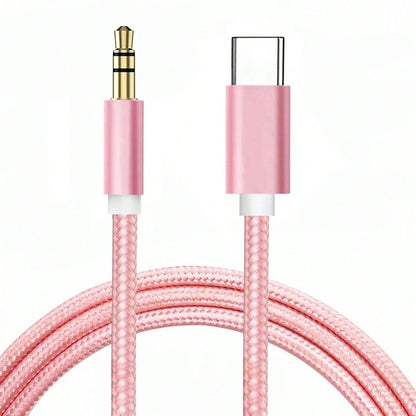 USB-C To 3.5mm Auxiliary Audio Cable, Car Stereo Cable Compatible With IPhone 15 16 17 Series, Pro, Galaxy S26 S25 S24 S23 S22 Note 20, Pixel 5 6 7 8 9