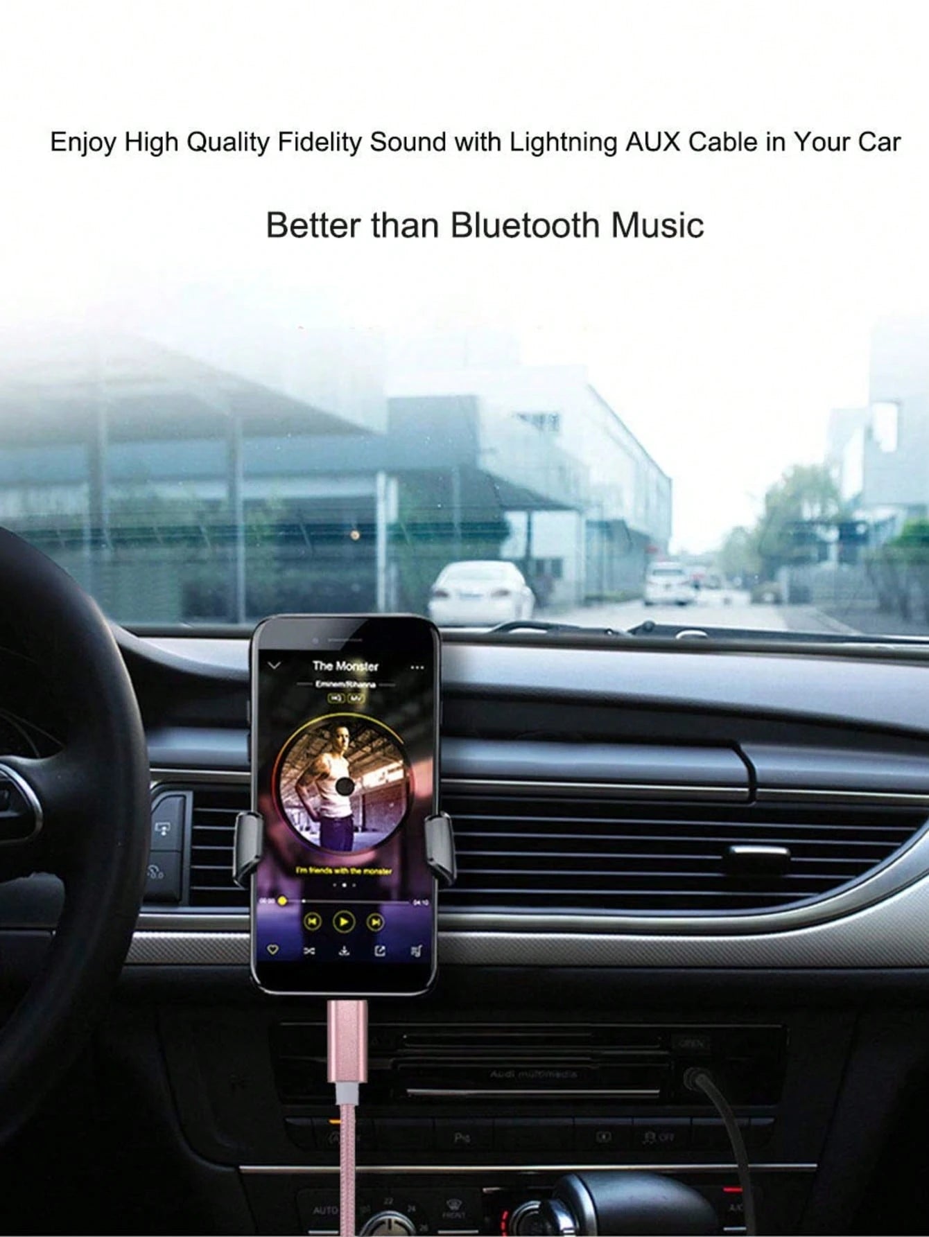 USB-C To 3.5mm Auxiliary Audio Cable, Car Stereo Cable Compatible With IPhone 15 16 17 Series, Pro, Galaxy S26 S25 S24 S23 S22 Note 20, Pixel 5 6 7 8 9