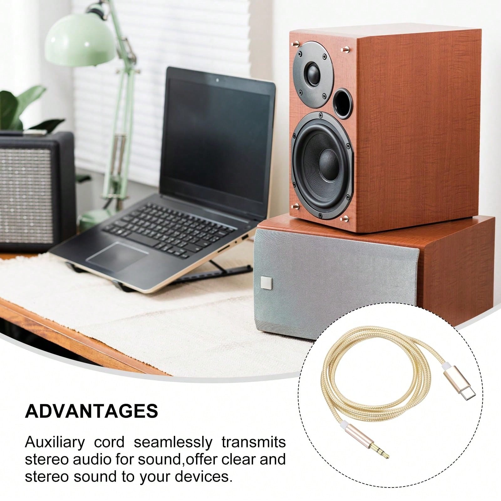 USB-C To 3.5mm Auxiliary Audio Cable, Car Stereo Cable Compatible With IPhone 15 16 17 Series, Pro, Galaxy S26 S25 S24 S23 S22 Note 20, Pixel 5 6 7 8 9