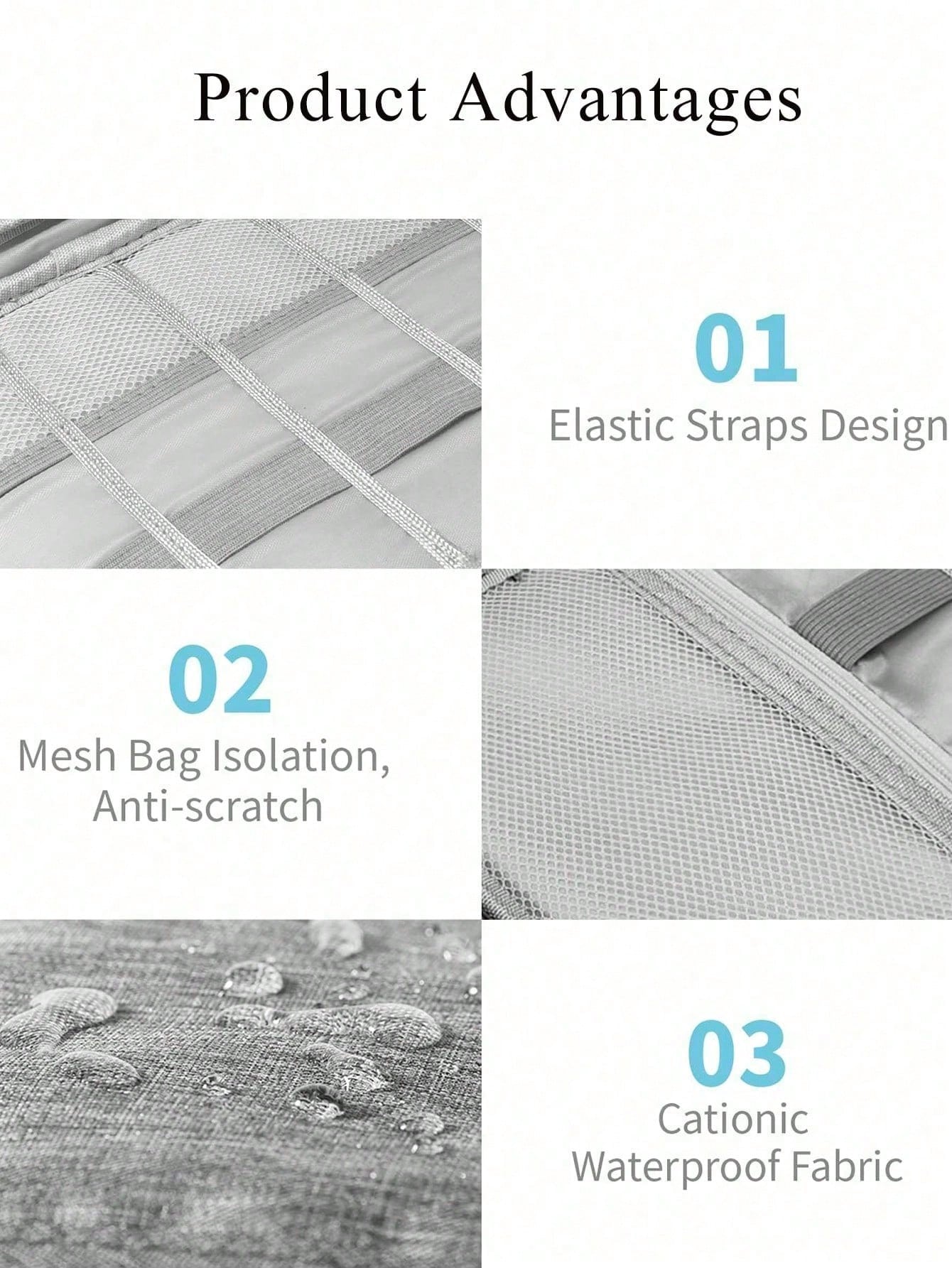 USB Data Cable Organizer For Earphone Wire Bag Pen Power Bank Travel Kit Case Watch Band Pouch Electronics Accessories Portable Charger Charger Case School College Headphone Case Cable Bag For Travel