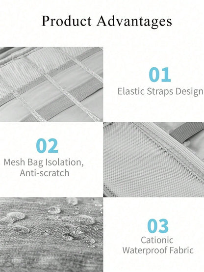 USB Data Cable Organizer For Earphone Wire Bag Pen Power Bank Travel Kit Case Watch Band Pouch Electronics Accessories Portable Charger Charger Case School College Headphone Case Cable Bag For Travel