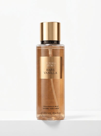 Victoria's Secret Body Mist For Women Bare Vanilla 8.4oz/250ml – Warm And Cozy Whipped Vanilla With Soft Cashmere Notes, Refreshing Daily Fragrance, Perfect For Layering, Essential For Beauty Enthusia
