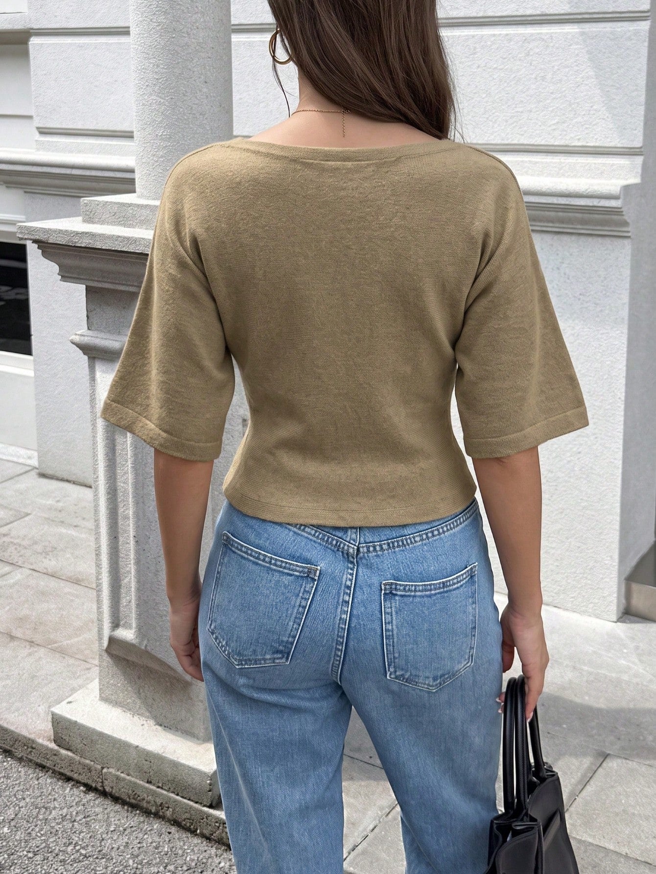 Women's New Knit Top, Elegant For Commuting, Spring/Summer