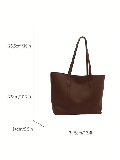 Women's Versatile Tote Bag For Commuting & Daily Use, Tote Bags For School,College Essentials, New Fashionable Big Bags For Women