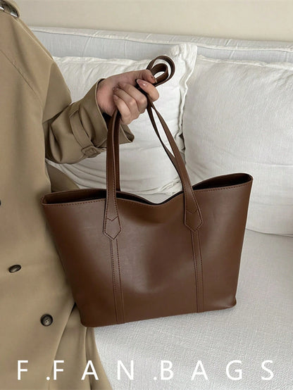 Women's Versatile Tote Bag For Commuting & Daily Use, Tote Bags For School,College Essentials, New Fashionable Big Bags For Women