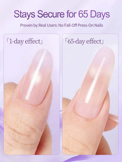 XEIJAYI 1 Bottle 30ml Solid Nail Gel- Gel Nail Glue Suitable For Nail Stickers, Adhesive For 3D Nail Carving, Super Strong Solid Nail Glue, Requires UV LED Lamp