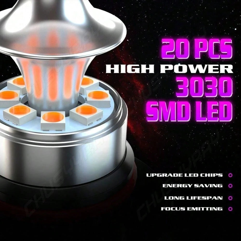 XWQHJW For Venza 2009 2010-2016 H11//H9 LED Fog Light Bulbs Kit Pink Purple