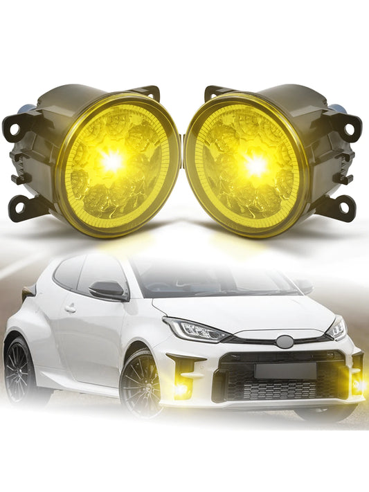 Yellow LED Fog Light Driving Lamps For For Toyota Camry Corolla RAV4 Yaris Lexus