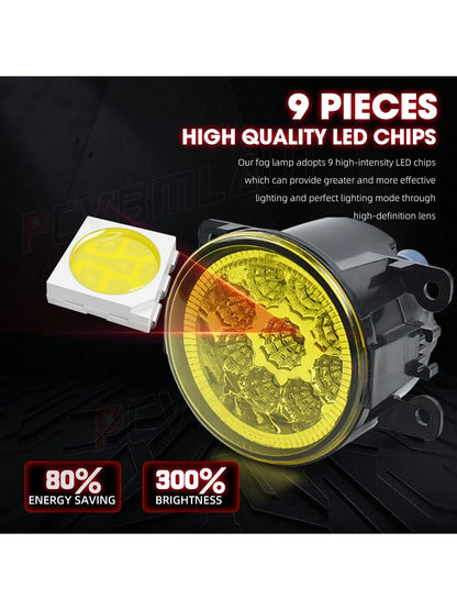Yellow LED Fog Light Driving Lamps For For Toyota Camry Corolla RAV4 Yaris Lexus
