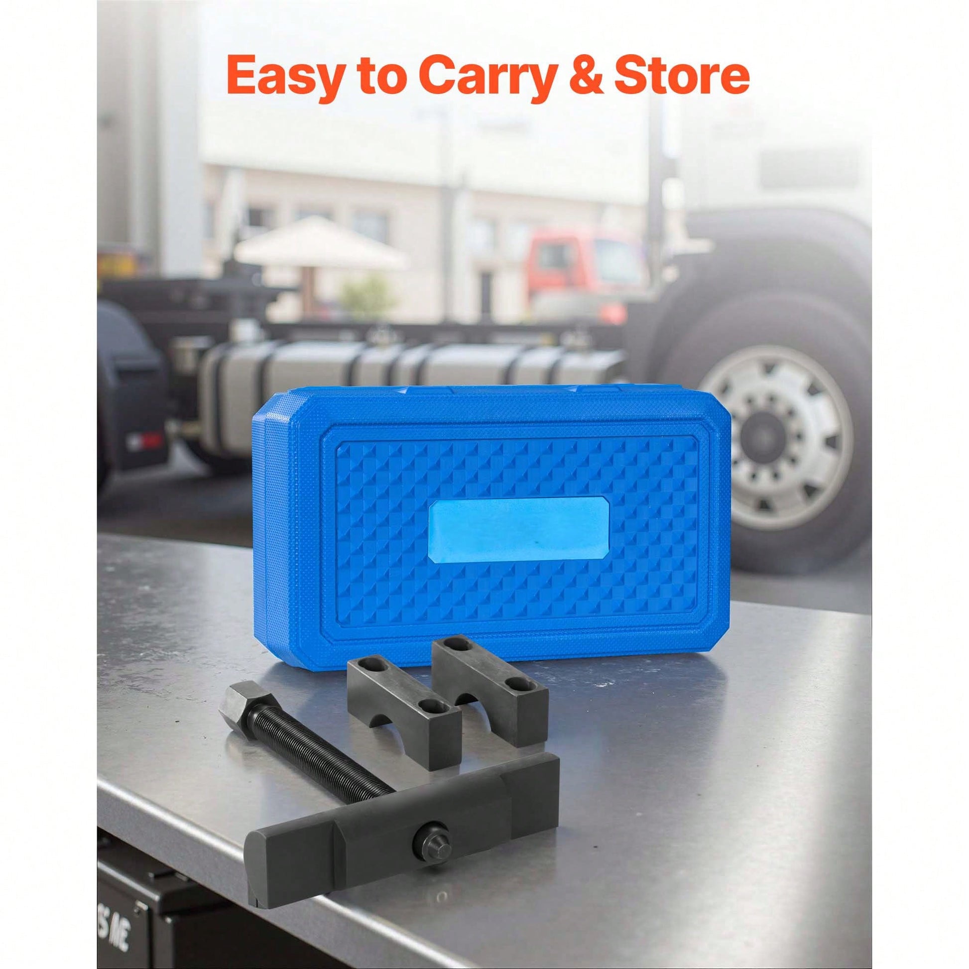 Yoke Puller, Made For Class 6-8 Transportation Trucks And Equipment, Heavy Duty Yoke Removal Tool Kit, Automotive Yoke Puller Kit Compatible With Kenworth, Peterbilt, Freightliner, Mack, Volvo