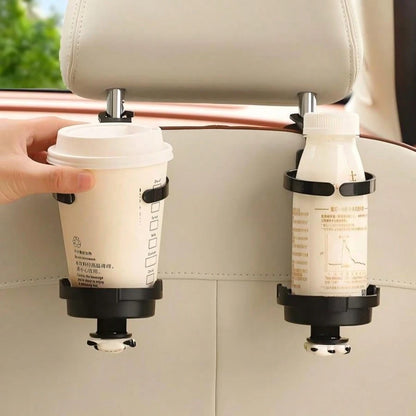 yucen Car Seat Back Cartoon Cute Hook Multi-Function Cup Holder Rear Seat Storage Organizer Decoration For Women